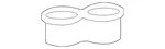 Genuine Gm Cup Holder 88949037. Fixed Price $19.64.