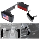 2X Usa Flag Shifter Side Tray +armrest Storage Box For Jeep Wrangler Jl Jt 2018+. Fixed Price $29.66.