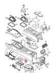 Audi A5 S5 Cabriolet Drinks Holder Soul Black 8F0862533C6PS 13-16 No Duties. Fixed Price $32.38.
