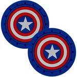 Plasticolor Marvel Captain America Car Coaster, 2X Cupholder Coasters. Fixed Price $11.52.