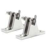 NRC&XRC2 Pcs Marine Boat Deck Hinge Mount Bimini Top Fitting Hardware 316 Sta.... Fixed Price $20.90.