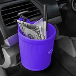 Fh Group Silicone Cup Bottle Phone Holder, Car Organizer Storage For Suv, Purple. Fixed Price $12.99.