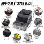 Mulisoft Car Organizer - Backseat With 11 Compartments, 2 Cup Holders, A.... Fixed Price $23.38.