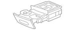 Genuine Honda Holder Assembly Front Cup *G64L* (olive) 77230-SHJ-A05ZA. Fixed Price $124.53.