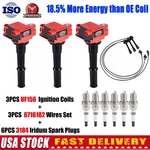 3X UF156 Ignition Coil + Wires 6X Spark Plugs For Toyota Tacoma Tundra 3.4L V6. Fixed Price $52.99.