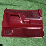 1987 1991 Ford F150 F250 Bronco Red Manual Crank Left Door Panel Xlt Lariat. Fixed Price $179.00.