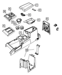 Genuine Mopar Cup Holder Mat 55315182AA. Fixed Price $8.24.