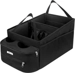 Passenger Seat Organizer, Collapsible Car Storage With Partitions & 4 Cup Holder. Fixed Price $32.87.