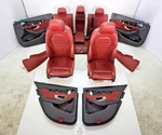 15-18 Oem Mercedes W205 C300 Front Rear Left Right Door Panel Seat Red Set *. Fixed Price $1198.00.
