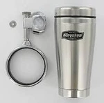 Kuryakyn 1464 Motorcycle Handlebar Accessory: 12 Fl Oz Stainless Steel Mug.... Fixed Price $114.39.