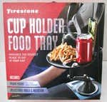 Firestone Car Cup Holder Tray Table For Eating With Cell Phone Slot/stand. Fixed Price $15.99.