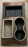 2007-2017 Ford Expedition Center Console Shifter Bezel Cup Holder Trim Mahogany. Fixed Price $148.00.