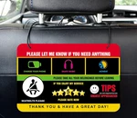 Rideshare Rating Tips Driver Signs Display Card For Uber/lyft (pack Of 2). Fixed Price $11.55.