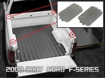 Stake Pocket Covers Rail Hole Plugs Caps 2000-2007 Ford F150, F250, F350. Fixed Price $12.79.