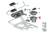 Bmw Series F10 F11 Centre Console Middle Cup Holder Genuine 51169277269. Fixed Price $120.59.
