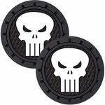 Plasticolor Punisher Car Coaster, 2X Cupholder Coasters Marvel Comics. Fixed Price $16.94.