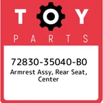 72830-35040-B0 Toyota Armrest Assy, Rear Seat, Center 7283035040B0, New Genuine. Fixed Price $1328.90.