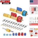 31PCS R134A Valve Core Quick Remover Installer Tool Set, High Low Pressure Ac. Fixed Price $36.98.