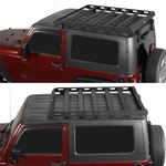 Hooke Road Aluminum Roof Rack Cargo Luggage Carrier For 2007-18 Jeep Wrangler Jk. Fixed Price $299.54.