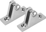 2 Pcs Marine Boat Deck Hinge Mount Bimini Top Fitting Hardware 316 Stainless Ste. Fixed Price $26.99.