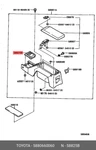 Genuine Oe Pocket, Console Box, 5880660060 For Toyota 58806-60060. Fixed Price $75.81.