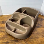 Vtg 80S 90S Rubber Queen 5225 Center Console Car Organizer Cup Holder Coin Tray. Fixed Price $32.00.