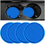 Zsdy Car Cup Coaster, 4PCS Universal Auto Non-slip Holder Embedded In Blue. Fixed Price $9.25.
