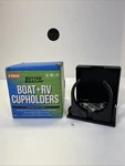 Boat Cup Black Set 4 Folding Holders For Drinks Wall. Fixed Price $22.95.