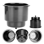 16PACK Boat Cup Holder Drink Can Recessed Plastic With Drain Marine Rv Car Black. Fixed Price $36.99.