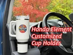 Honda Element Customized Cup Holder Easy 1-MINUTE Install. Fixed Price $40.00.