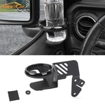 Left Front Door Bottle Cup Mount Holder Bracket For Jeep Wrangler Jl Jt 2018-26. Fixed Price $24.99.
