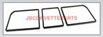 68-79 Corvette Rear Compartment Unit Door Frames Trim Unpainted 3 Piece X2647. Fixed Price $59.95.