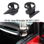 2X Car Front Door Cup Bracket Holder For Jeep Wrangler Jku 2011+ Accessories. Fixed Price $42.99.