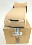 New Oem Rear Armrest Console 2003-2008 Maserati Quattroporte Heat Massage Tan. Fixed Price $150.00.
