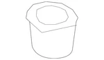 Genuine Nissan Cup Holder Insert 96962-1LA1A. Fixed Price $20.22.