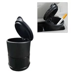 Car Ashtray With Lid, Portable Self-extinguishing Smokeless 1PC, Black. Fixed Price $11.12.