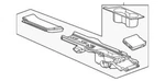 Genuine Gm Black Front Floor Console Holder 84502570. Fixed Price $51.07.