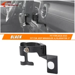 Multifunctional Black Cup Holder Phone Mount Combo For Jeep Wrangler Jl Jt 2018+. Fixed Price $19.49.