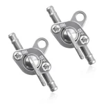 Nytkl 2PCS Inline Fuel Tank Tap Valve, 6MM Motorcycle 2.17 Inches, Silver. Fixed Price $6.99.