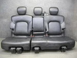 2011-2012 Infiniti QX56 Rear 2ND Row Left & Right Side Leather Seat Black Set. Fixed Price $286.35.