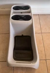 2017 -2022 Pacifica Chrysler Center Console Alloy With Black Rubber Cup Holders. Fixed Price $150.00.