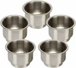 Amarine Made 5PCS Stainless Steel Cup Drink Holder With Drain Boat Rv Car. Fixed Price $27.99.