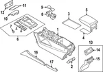 Genuine Nissan Cup Holder 96964-6TA0A. Fixed Price $40.03.
