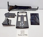 12-16 Oem Tesla Model Front Center Console Dashboard Trim Piano Black Set. Fixed Price $190.01.