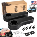 10L0L Golf Cart Rear Seat Kit Arm Rest Set With Cup Holder For Yamaha Ezgo Club. Fixed Price $57.99.