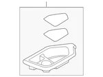 Genuine Ford Cup Holder BB5Z-7813560-AH. Fixed Price $91.16.