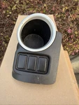 10-14 Nissan 370Z Center Console Cup Holder Assembly Black. Fixed Price $39.50.
