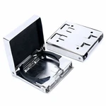2PACK Portable Stainless Adjustable Folding Drink Cup Holder Boat Caravan Marine. Fixed Price $36.99.