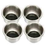 4PCS Amarine Made Stainless Cup Drink Holder With Drain Boat Rv Camper. Fixed Price $22.99.