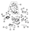 Genuine Mopar Mat-floor Console 68398369AA. Fixed Price $19.18.